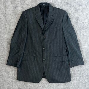 Michael Kors Wool Pinstripe Preppy Blazer